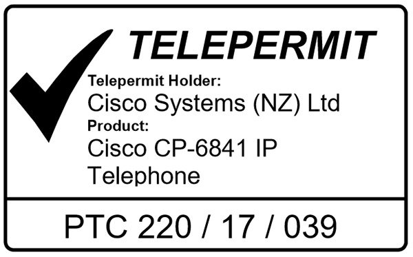 Telefon Cisco IP 6841 Telepermit