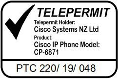 Telefon Cisco IP 6871 Telepermit