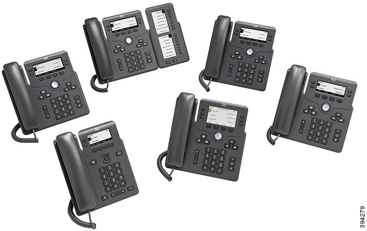 Cisco IP-telefon 6821, 6841, 6851, 6861 och 6871