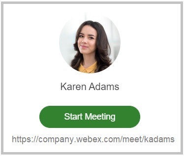 Start meeting button