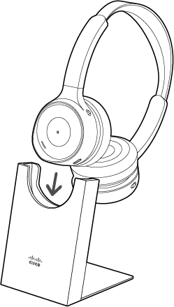 Cisco Headset 730 and charging stand