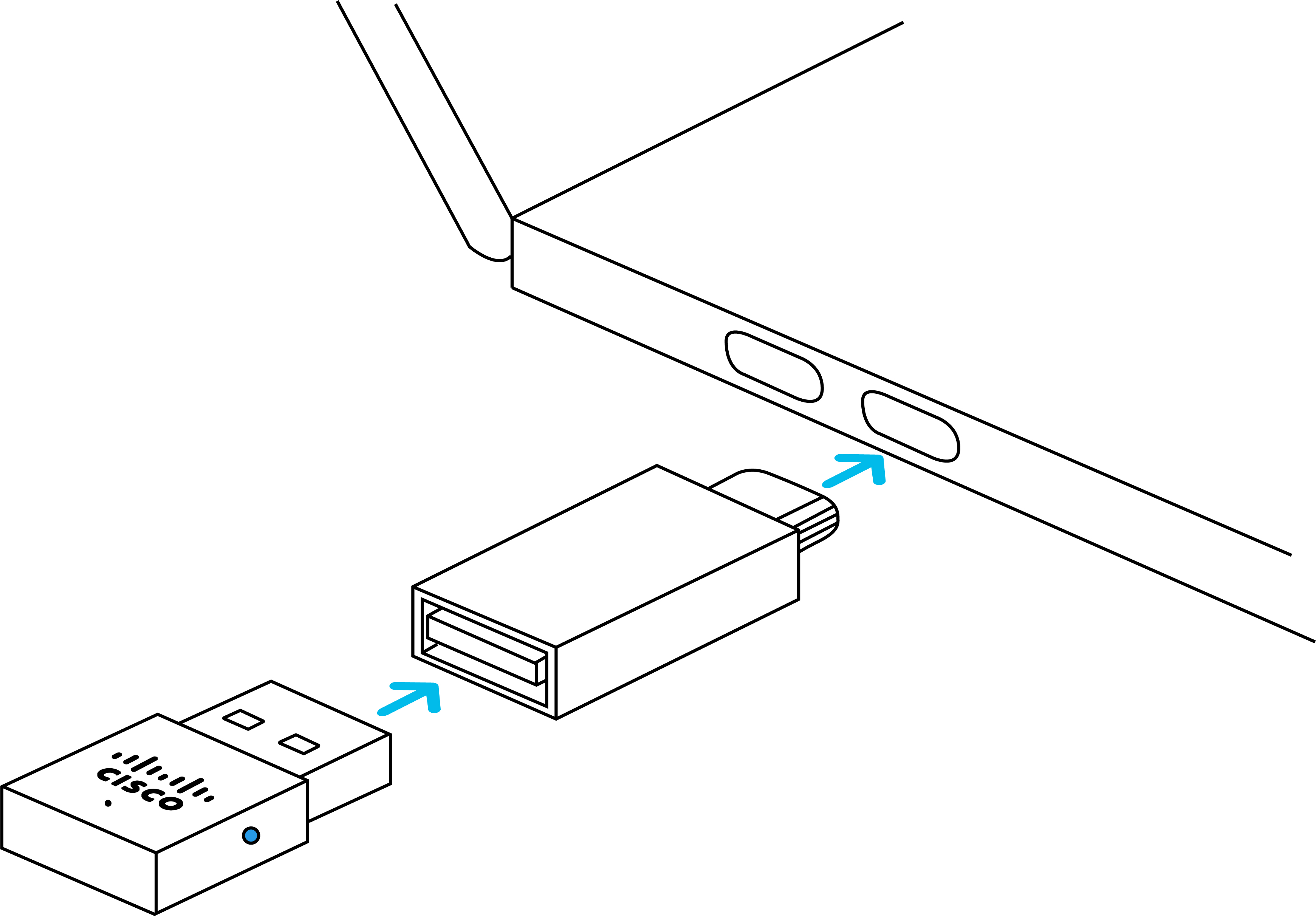 USB-HD-adapter en de USB-C-adapter
