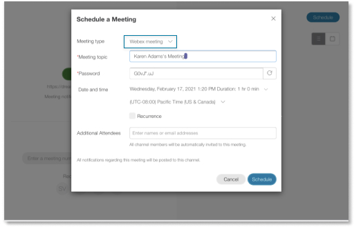 Planowanie spotkania