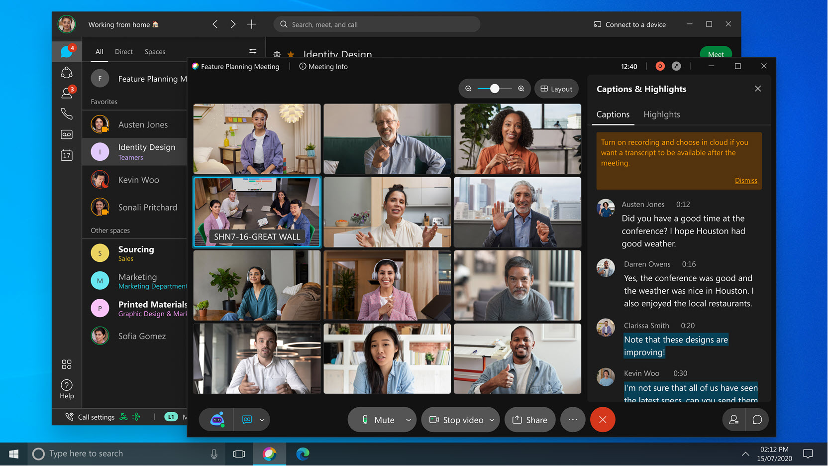 Webex Assistant for Meetings