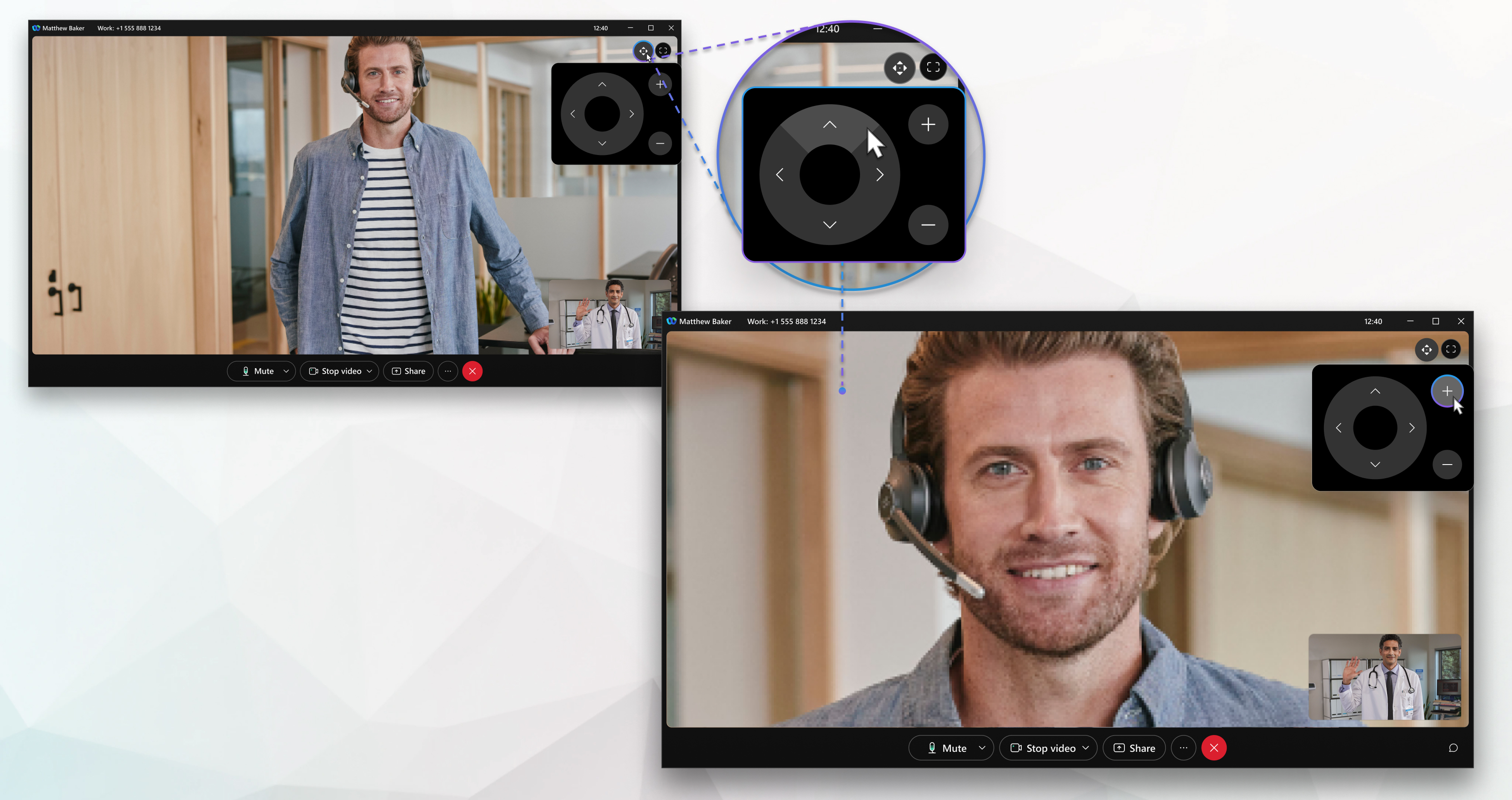 Webex App  Control someone's camera during a video call