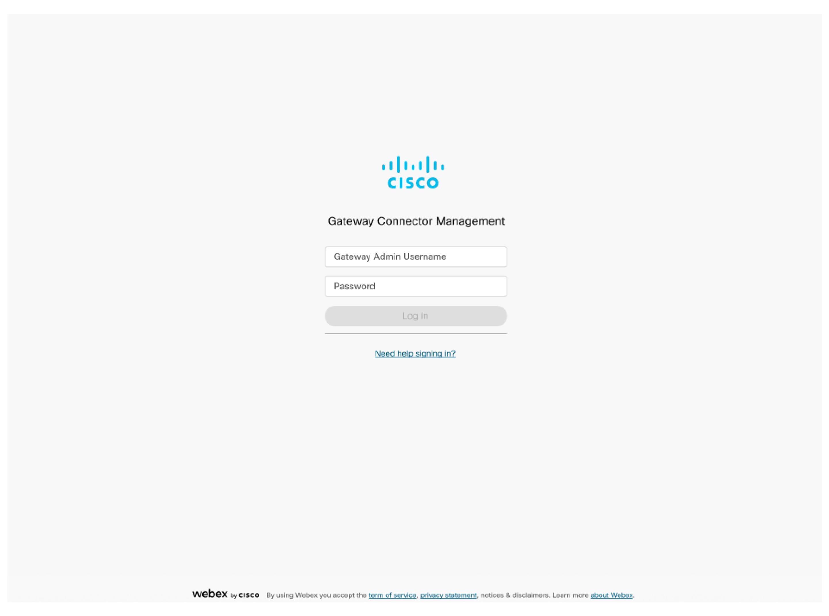 Регистрация шлюзов под управлением Cisco IOS в облаке Webex