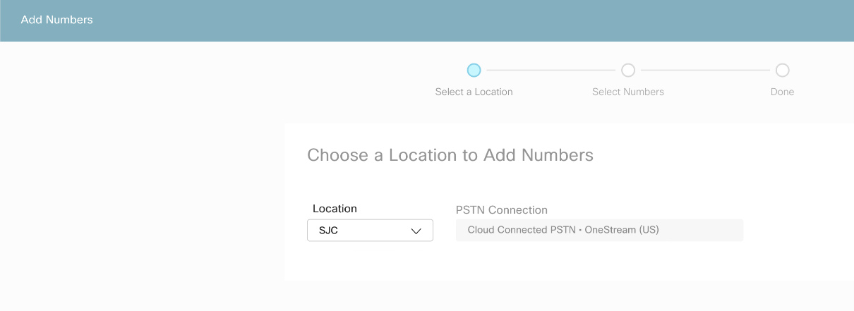 Selectați locația și notați conexiunea PSTN corespunzătoare