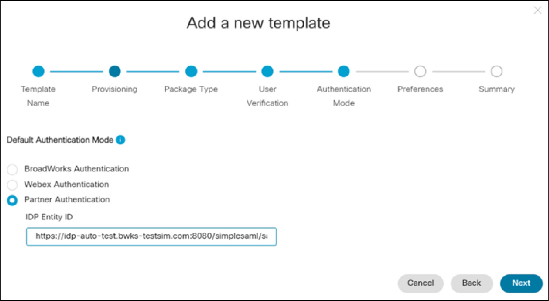 Руководство по решению Webex для Cisco BroadWorks