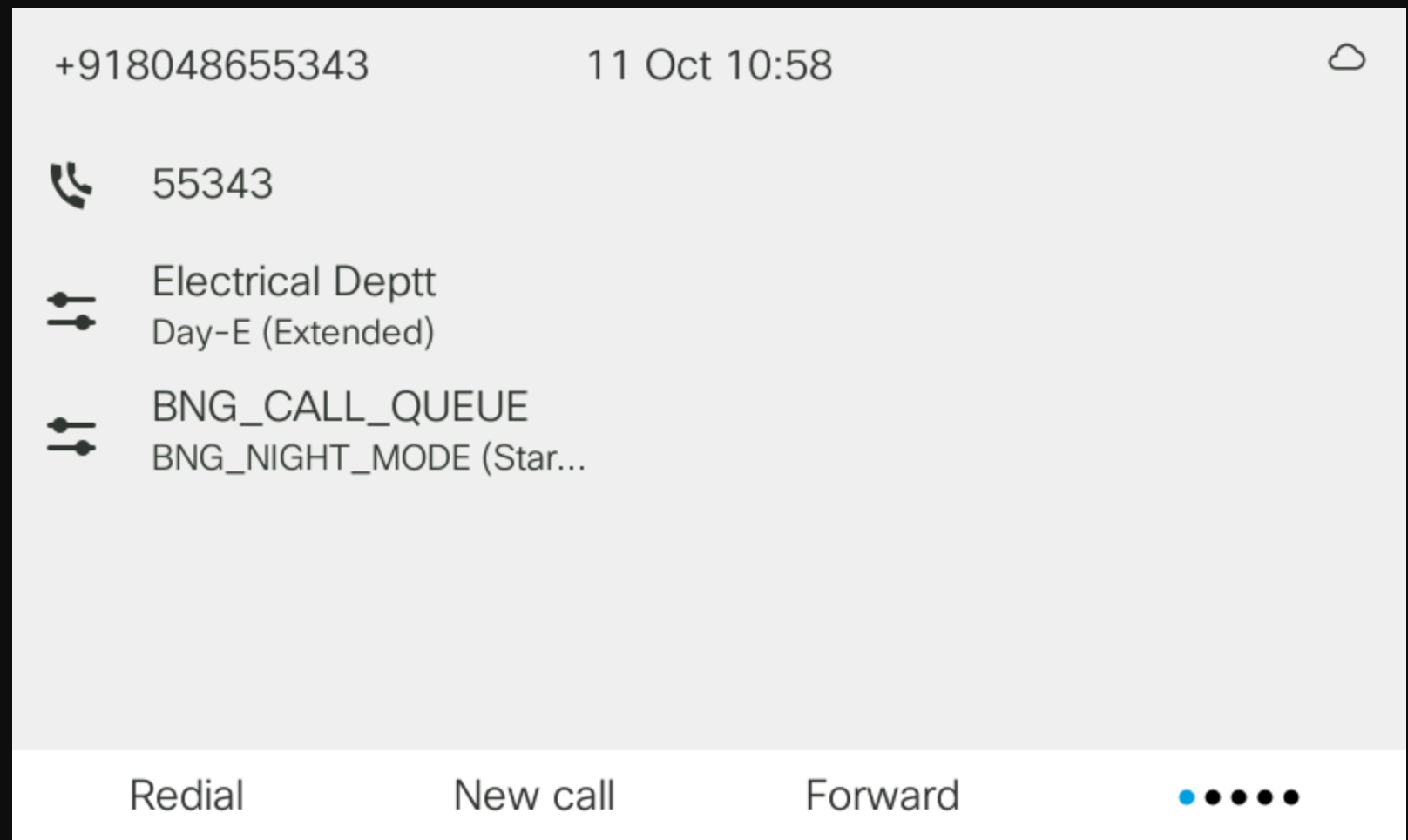 extend a calling mode on Cisco MPP phone.