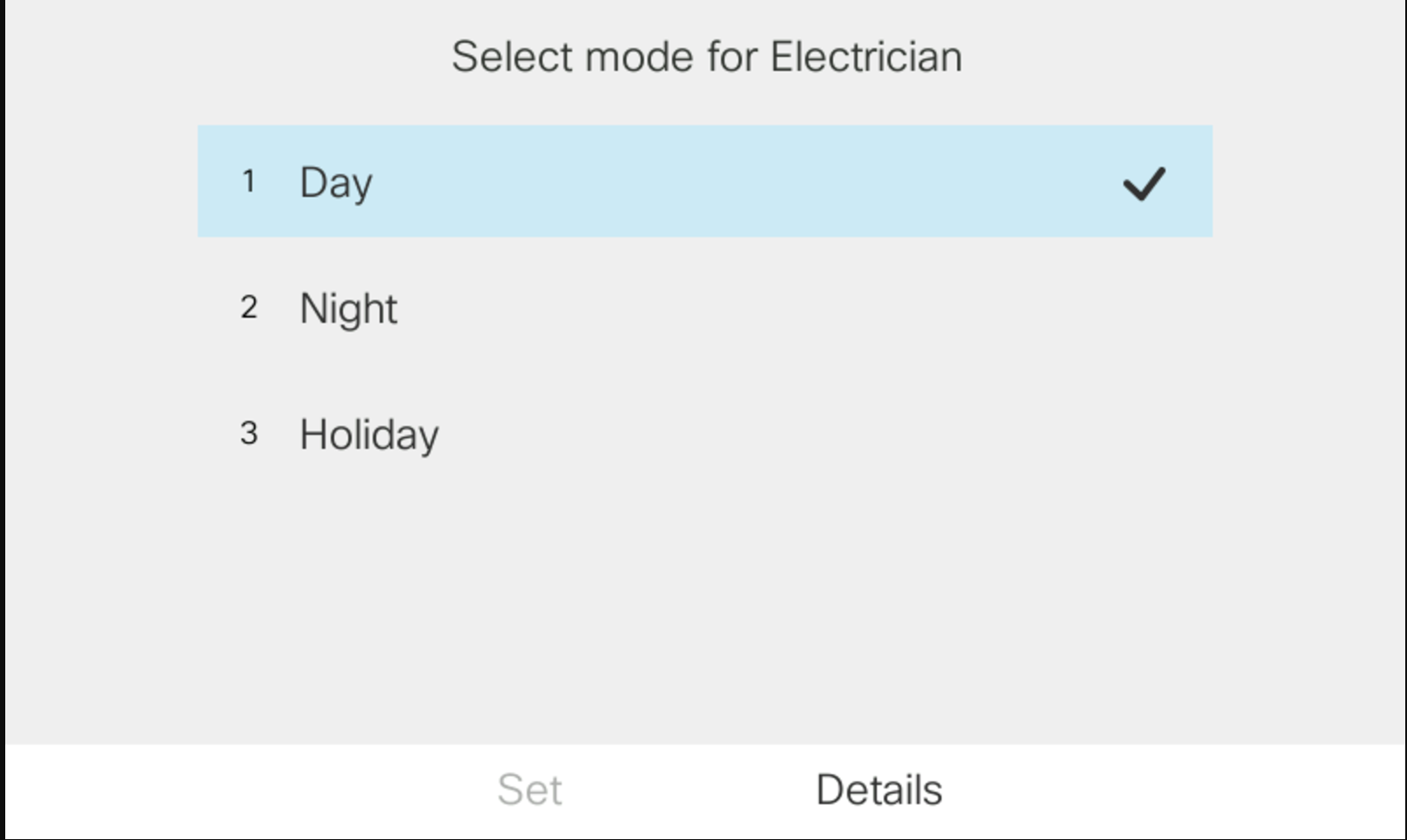 early start of a mode on a Cisco MPP phone