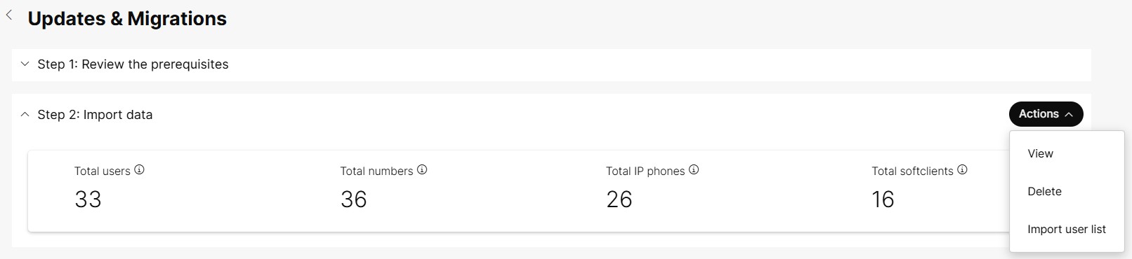 Step 2: Import data