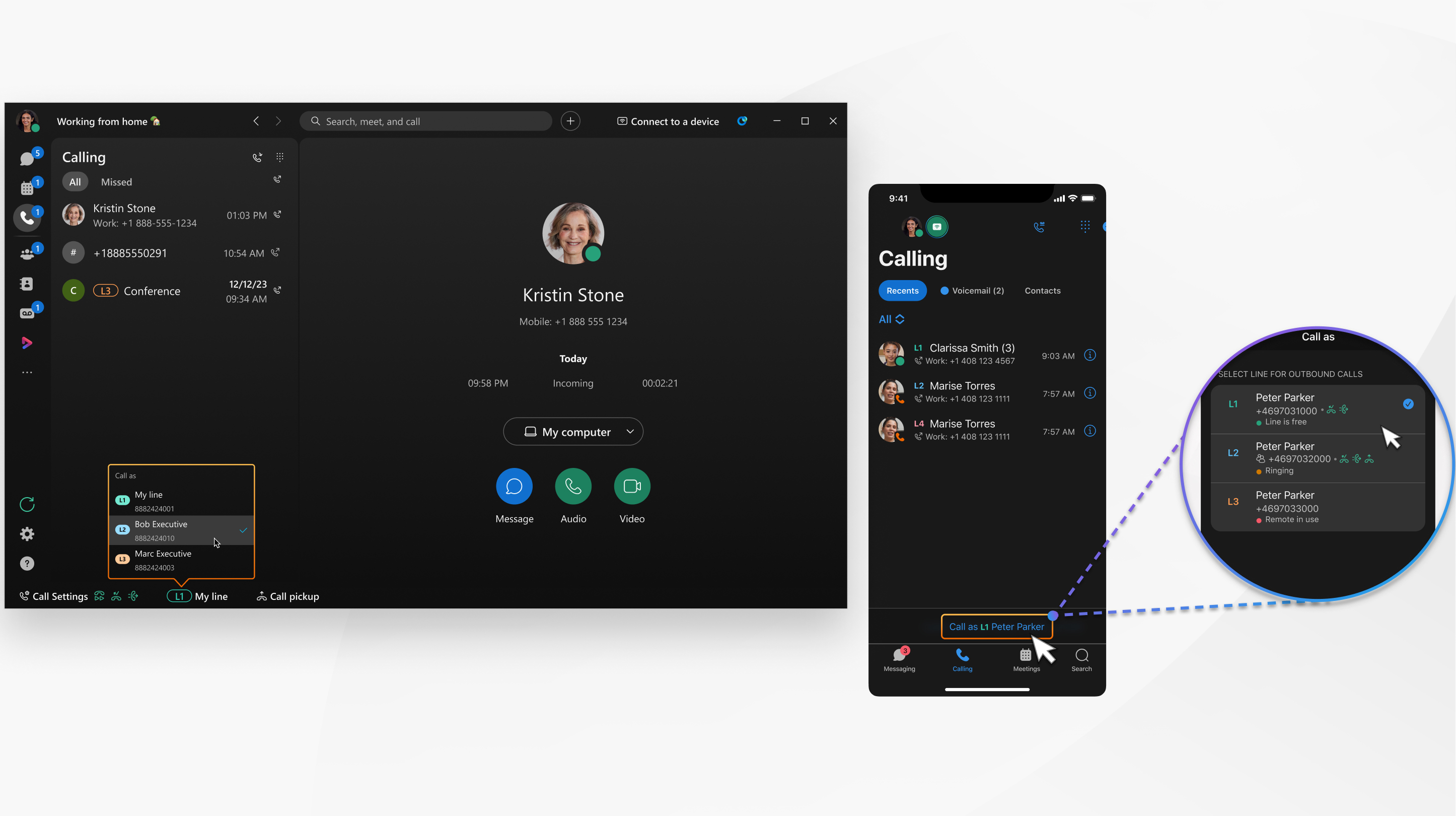 Hero image - Line status for Multi-line users