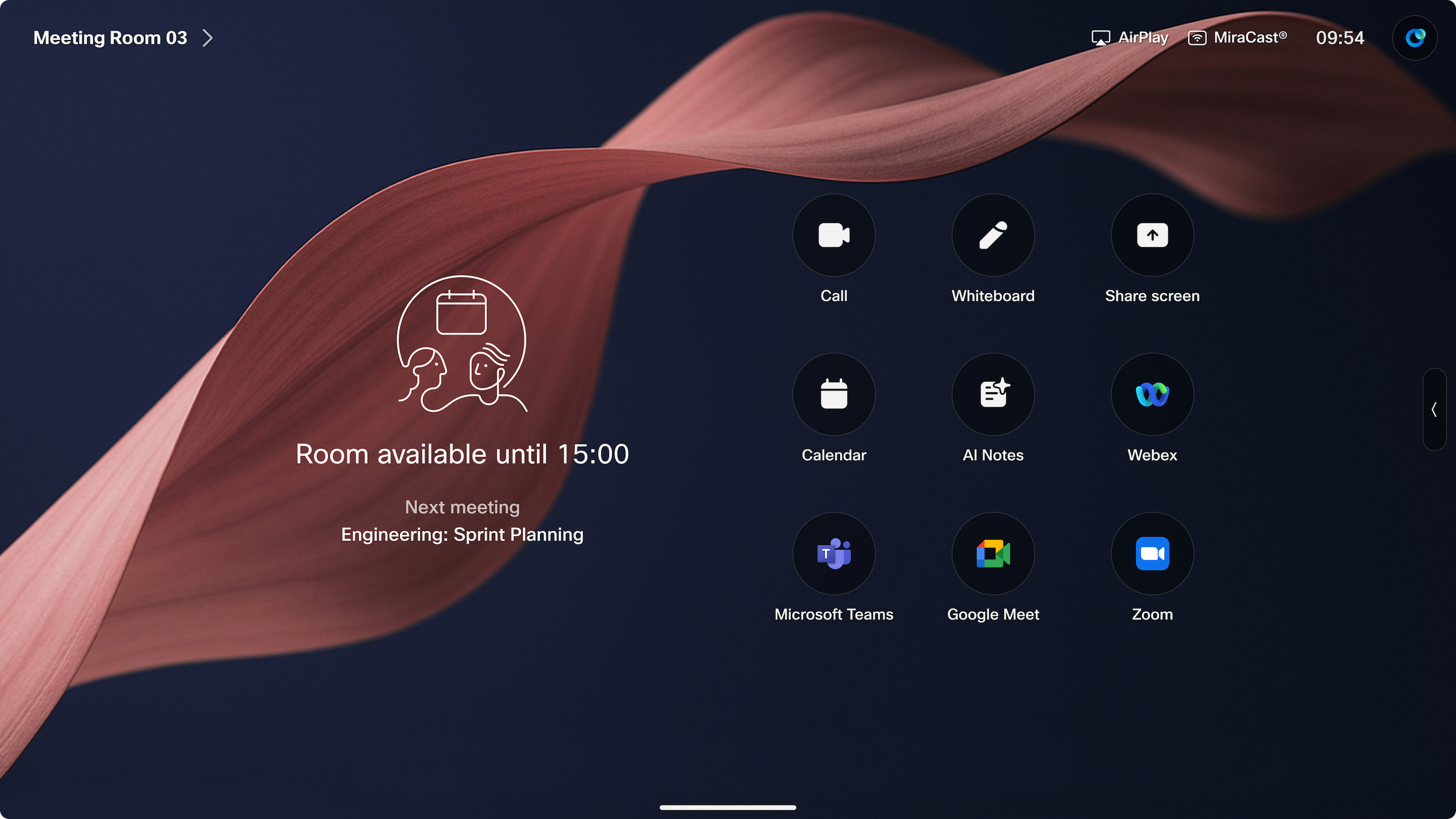 Decorative image of a Board Pro homescreen