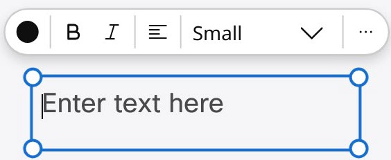 Using the Text tool to add and edit text on a whiteboard