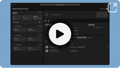 Video thumbnail demonstrating how to create and manage personal contacts in the Attendant Console.
