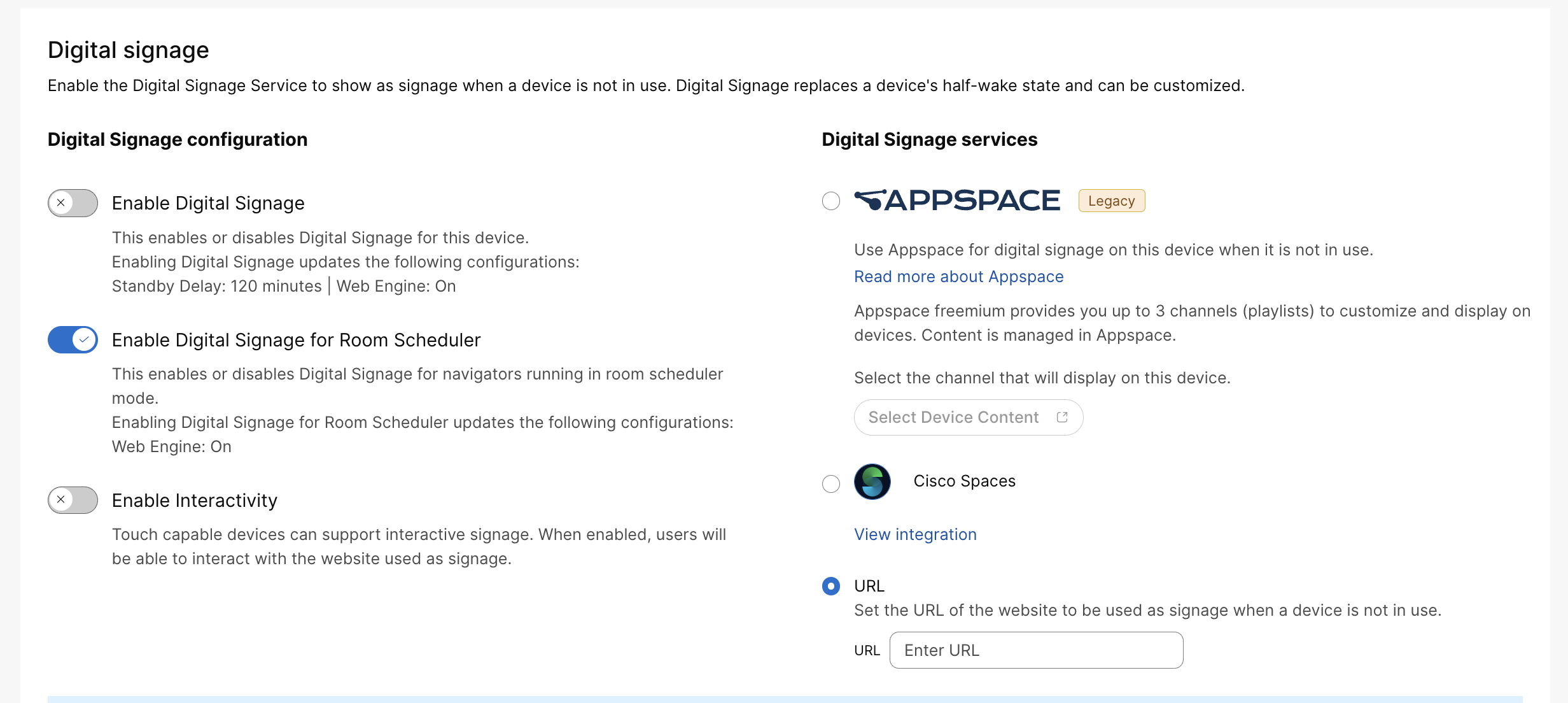 Enable Digital Signage