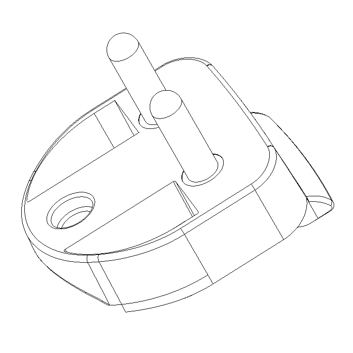 AC adapter replacement plug for India