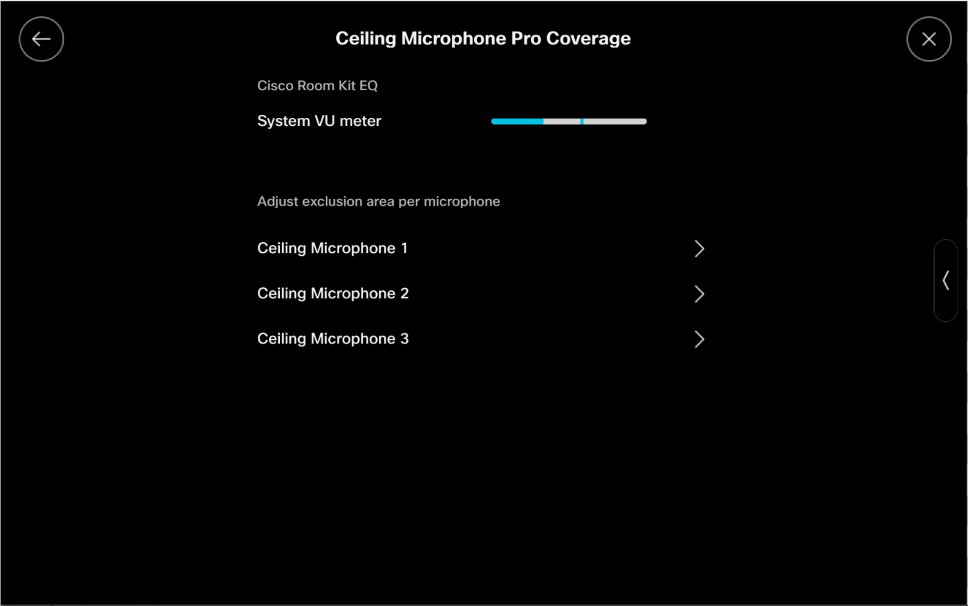 Ceiling microphone pro coverage