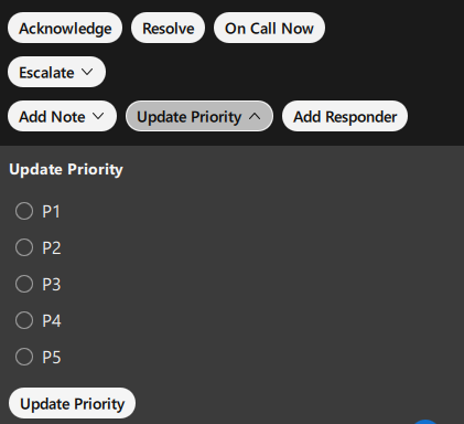 Assign priority to an incident using PgarDuty bot