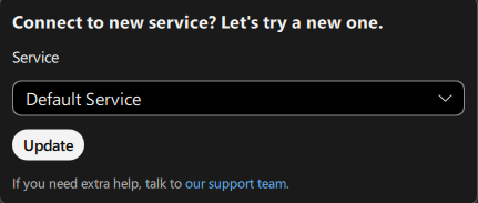 Add service button to PagerDuty bot