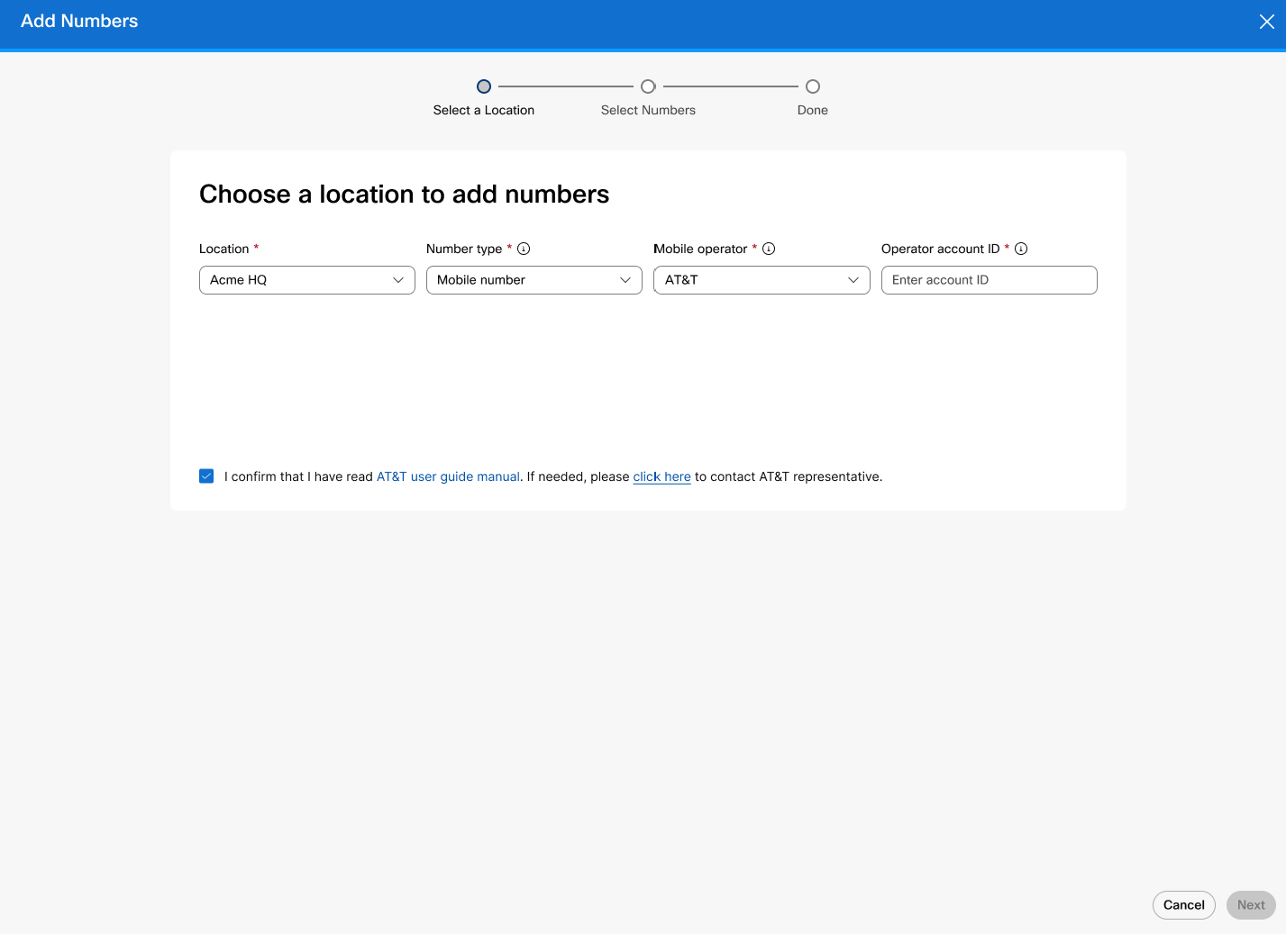 Add mobile number UI screen.