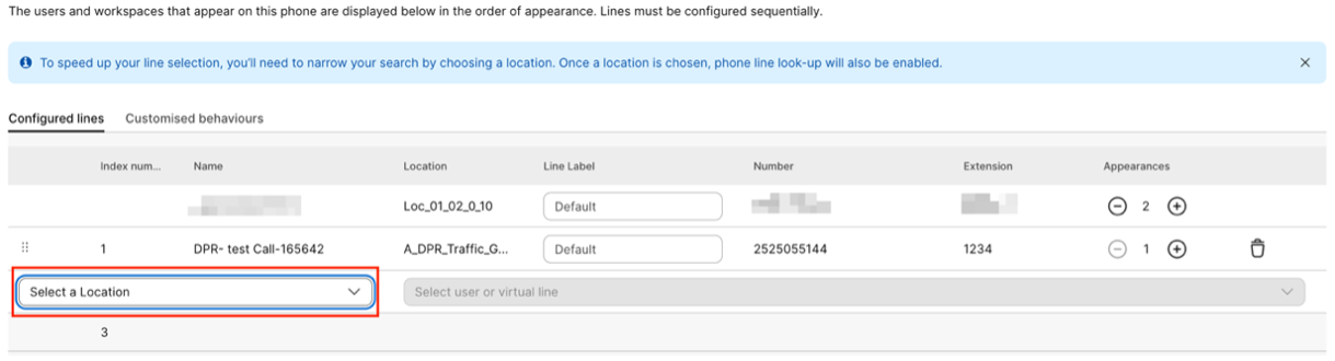 Location filter for large orgs