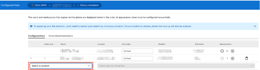 Location filter for large orgs