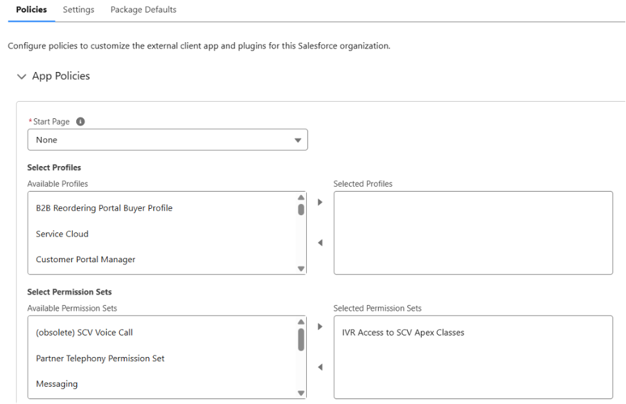 App policies