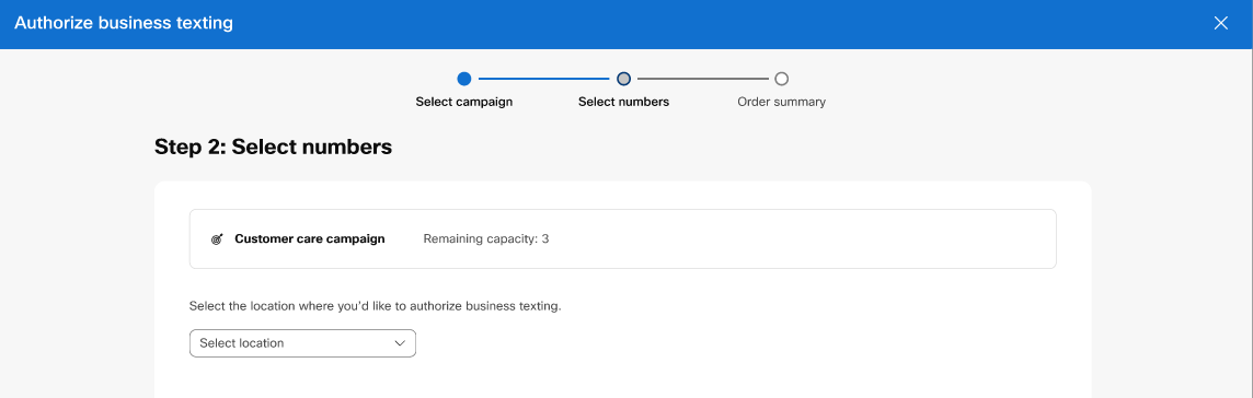 Authorizing Business texting
