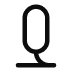 Icon for microphone coverage