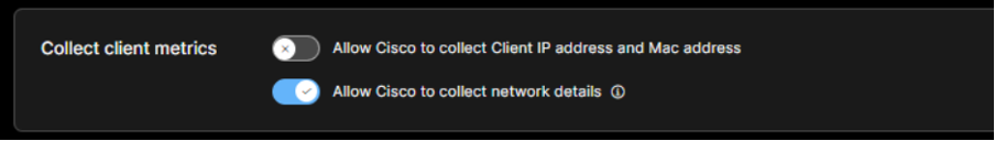 Collect client metrics