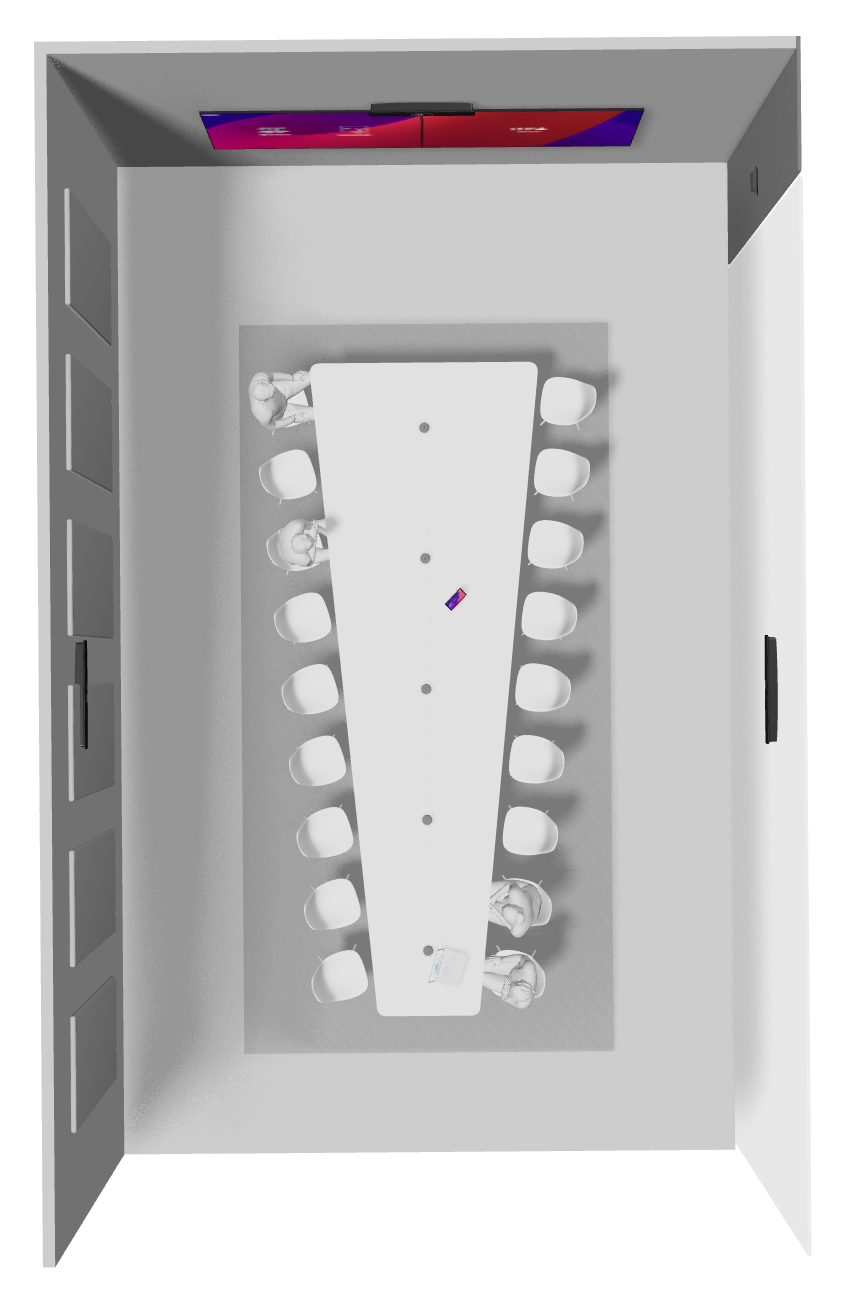 Cross-view setup and room preparation guidelines