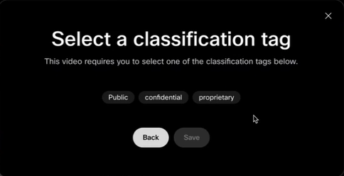 Classification tags