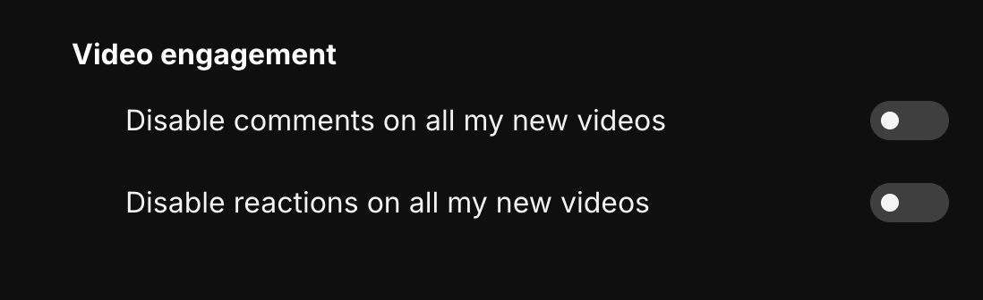 video engagement screenshot