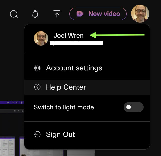 User avatar
