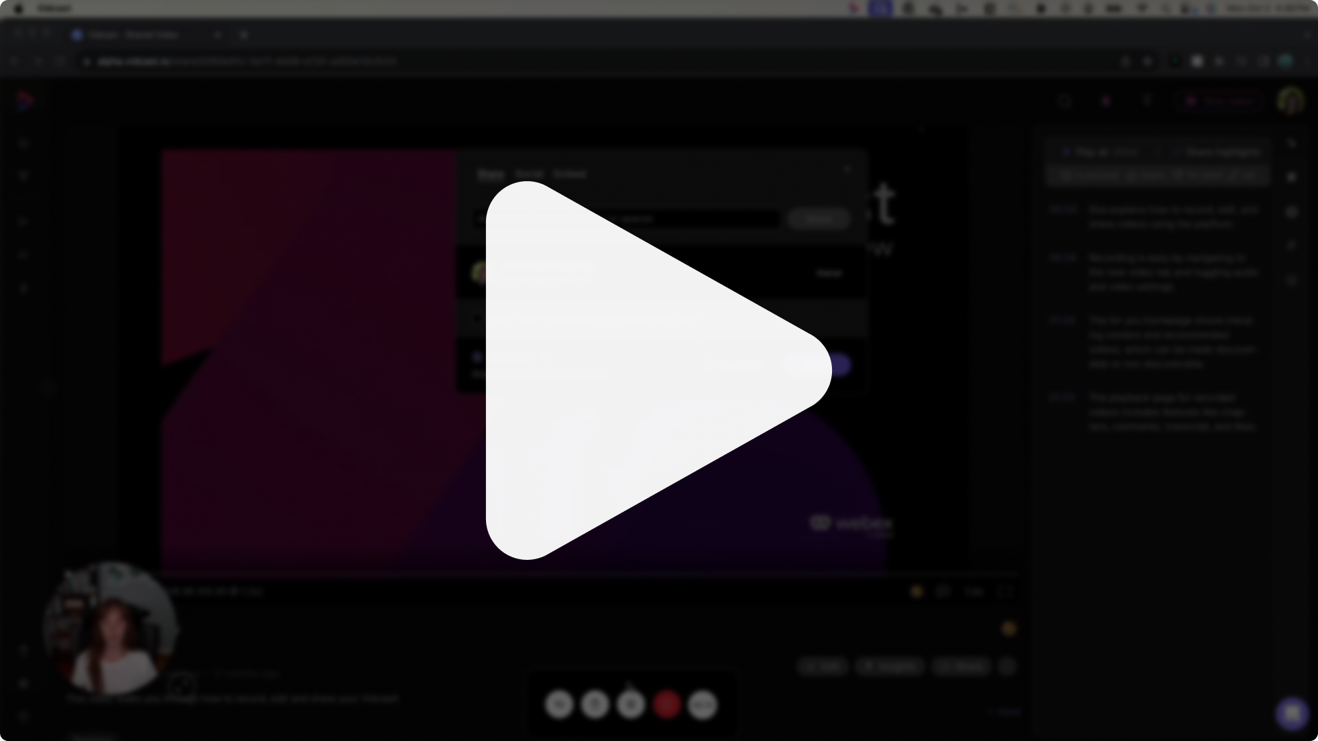 Share Permissions & Discoverability Settings demo