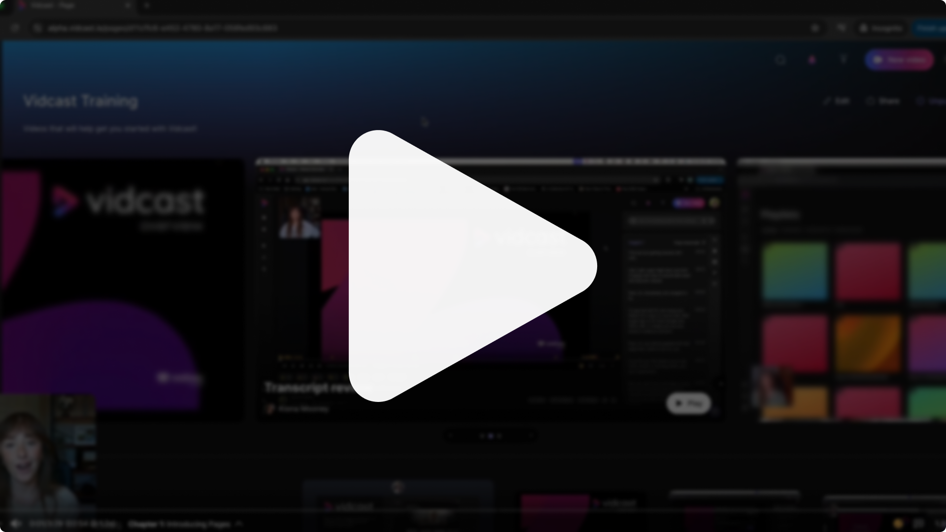 Thumbnail for the Pages demo video