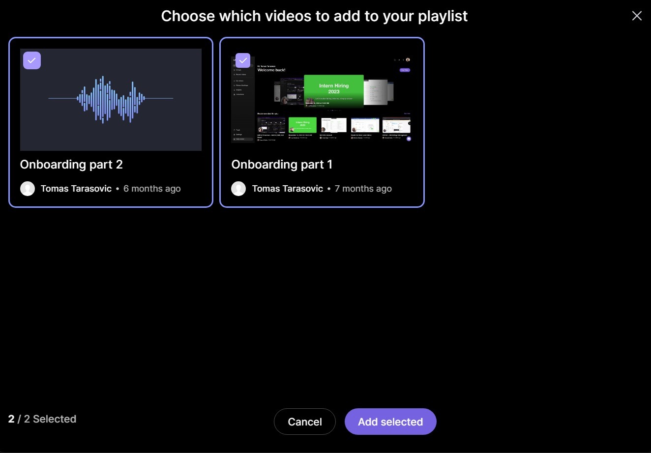 Add video overlay