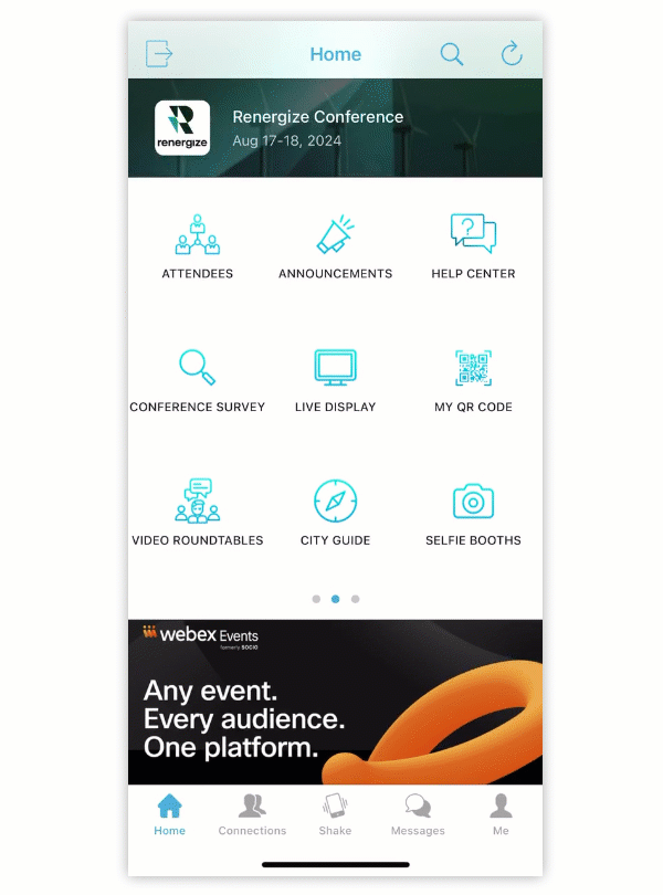 Animated GIF showing a mobile app user tapping on a Single Document feature and viewing the document.