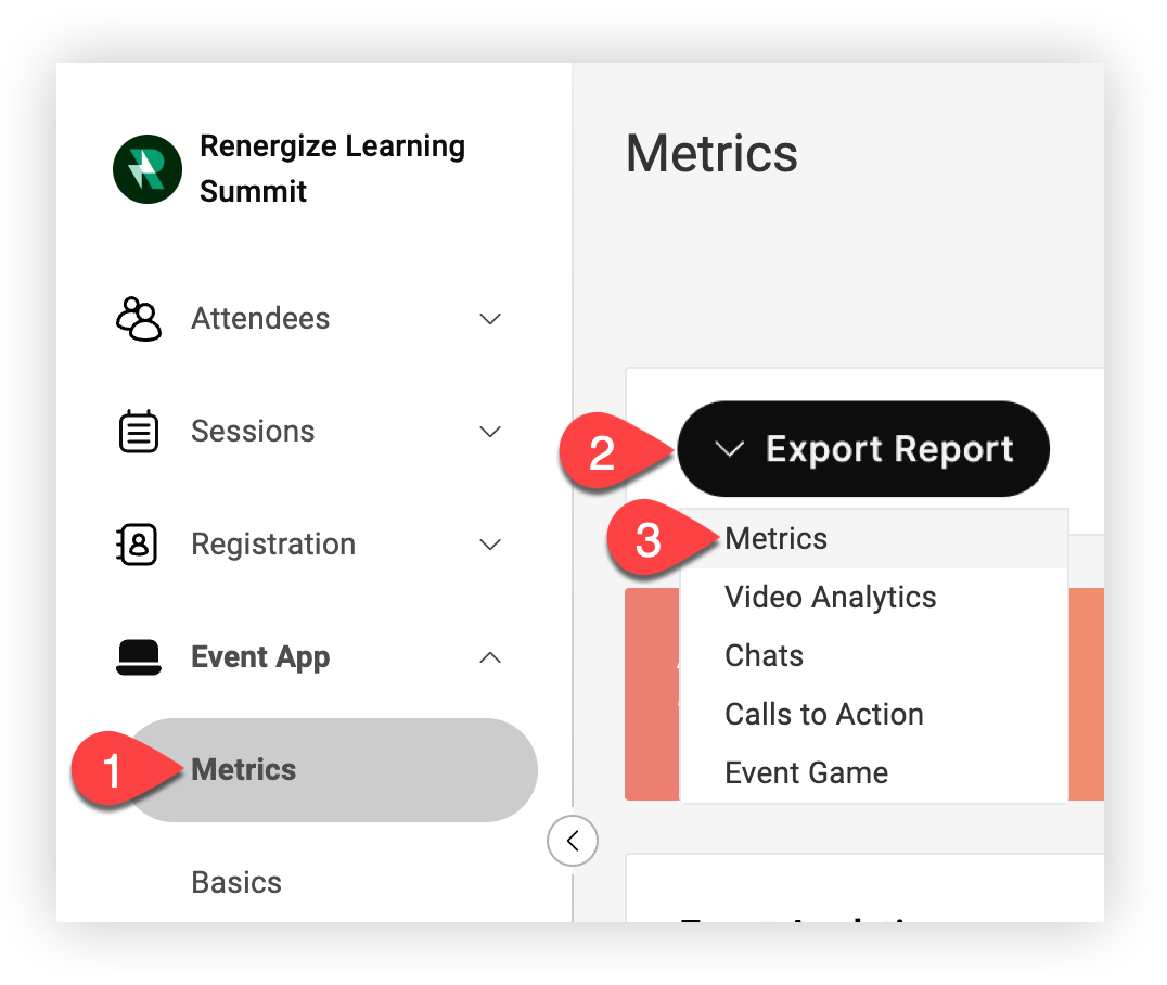 A notification appears letting you know that the export is in progress.