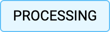 The Processing status indicator from the Webex Events platform.