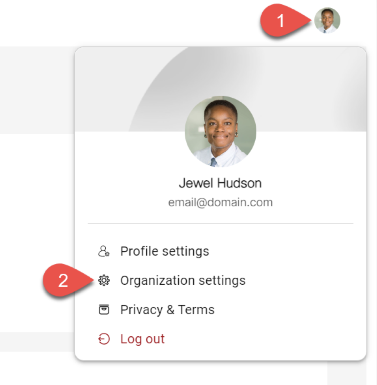Organization settings