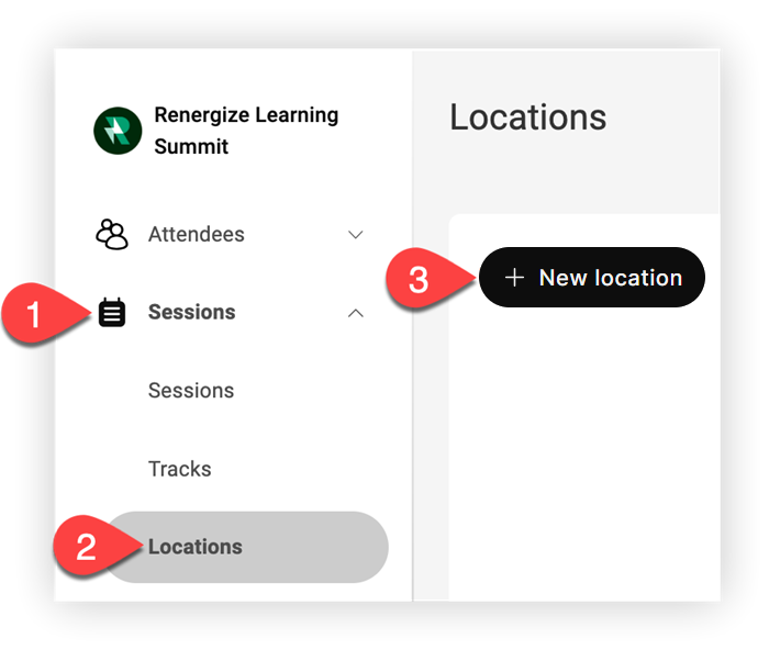 The Locations page via Sessions.