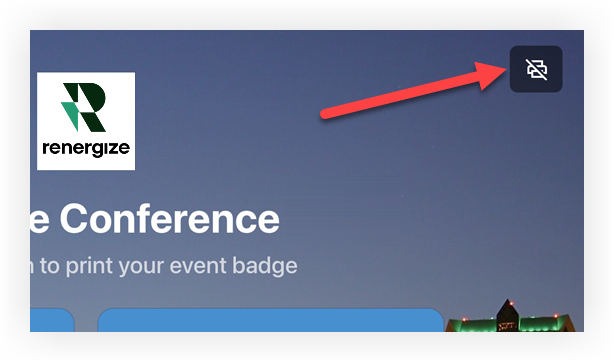 Screenshot showing the disconnected printer icon.